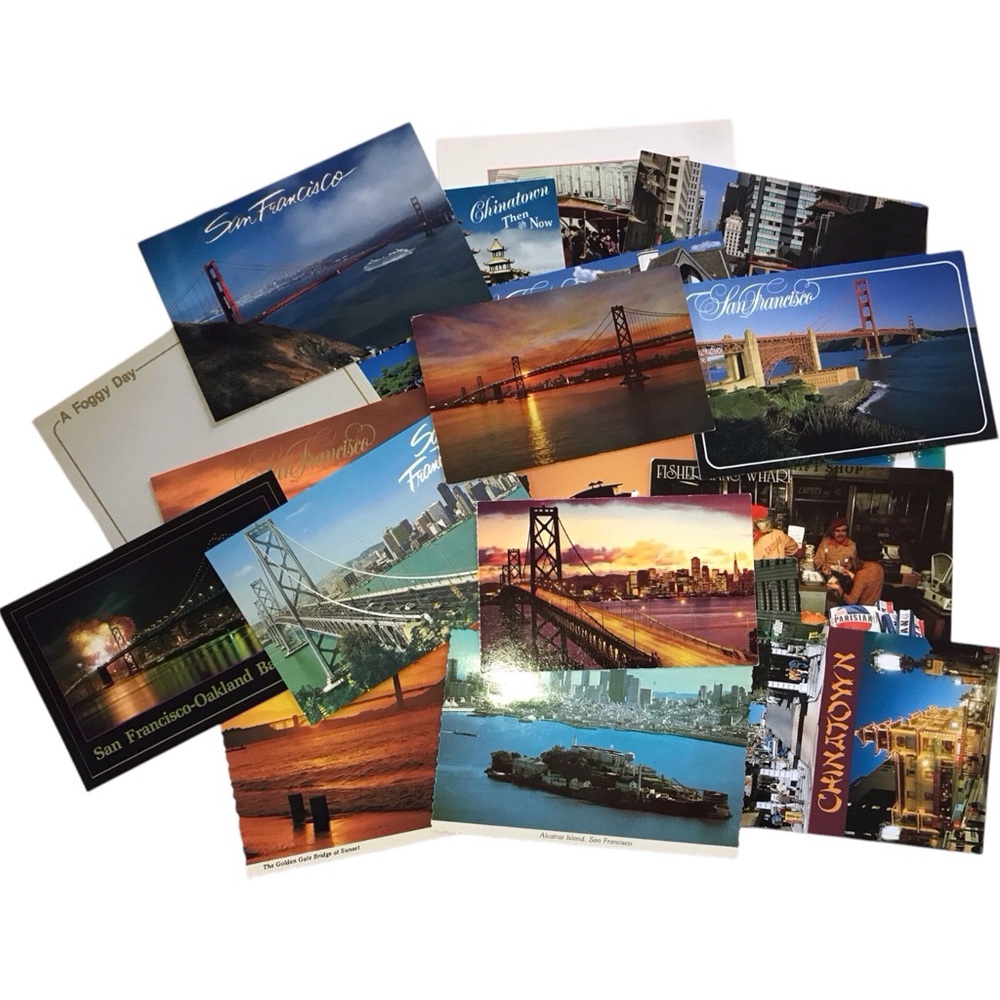 Lots of San Francisco Postcards
